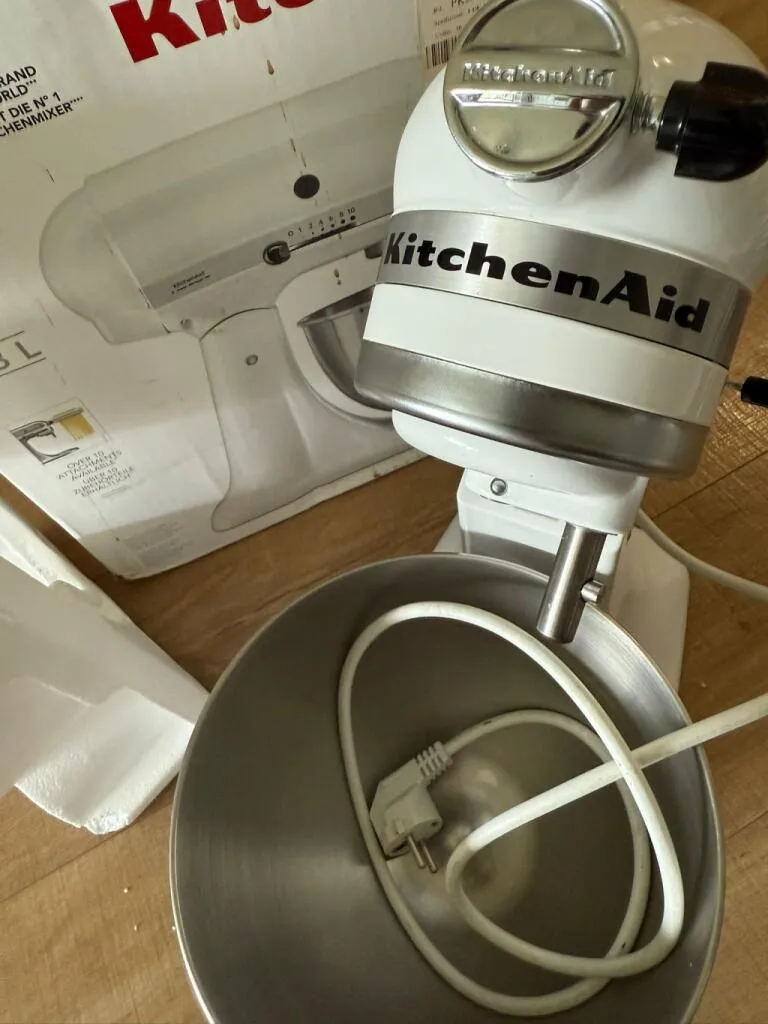 KitchenAid Classic 5K45SS Planetary Mixer – 4.3L – White