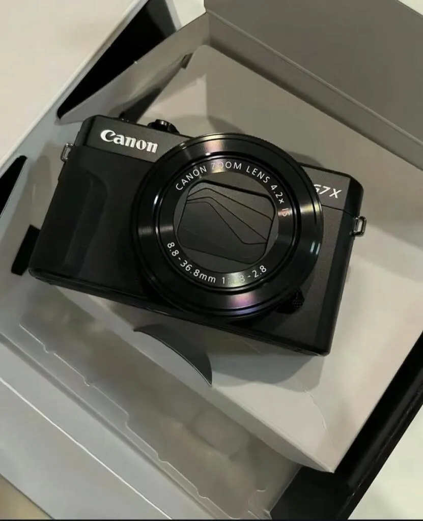Canon Powershot G7X Mark II camera