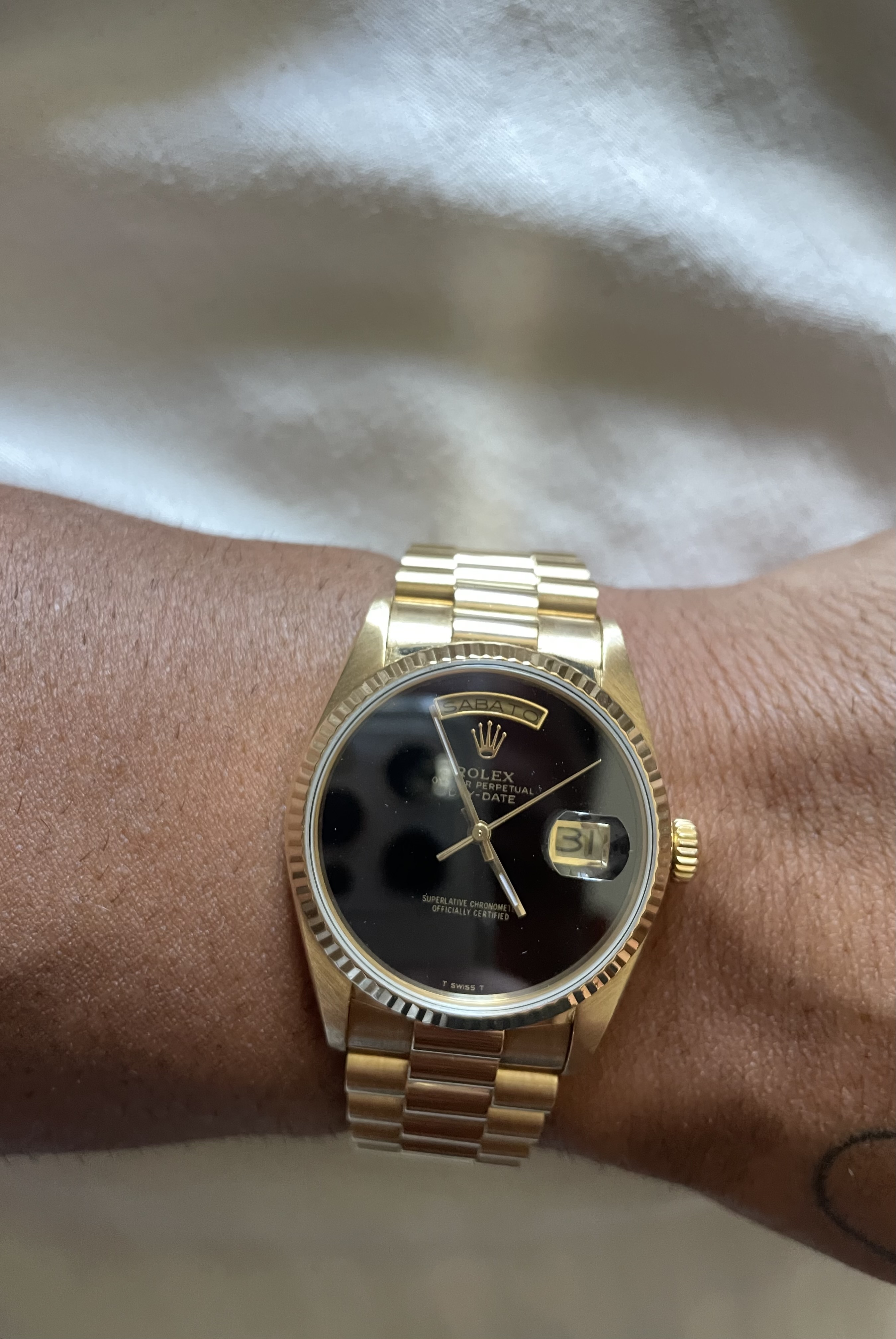 Rolex Daydate Onyx